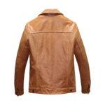 Men’s Tan Brown Vintage Leather Jacket 1